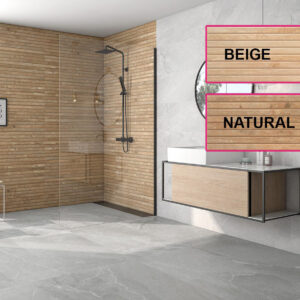 azulejo de pasta blanca rectificada imitación madera ALAPLANA TAPISO